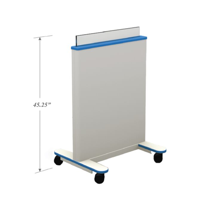 Adjust-a-Height Mobile Radiation Protection Barrier