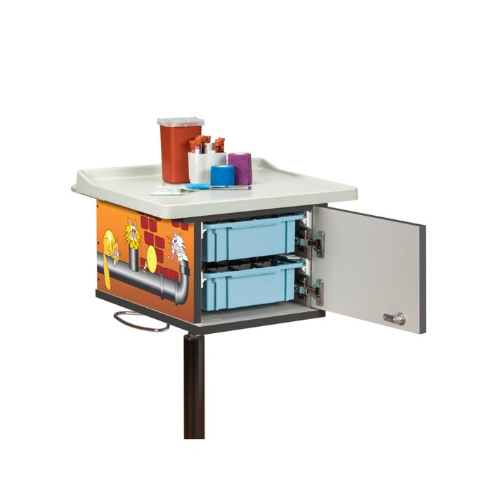 Pediatric/Alley Cats and Dogs Phlebotomy Cart