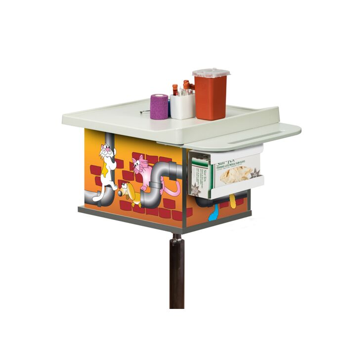 Pediatric/Alley Cats and Dogs Phlebotomy Cart