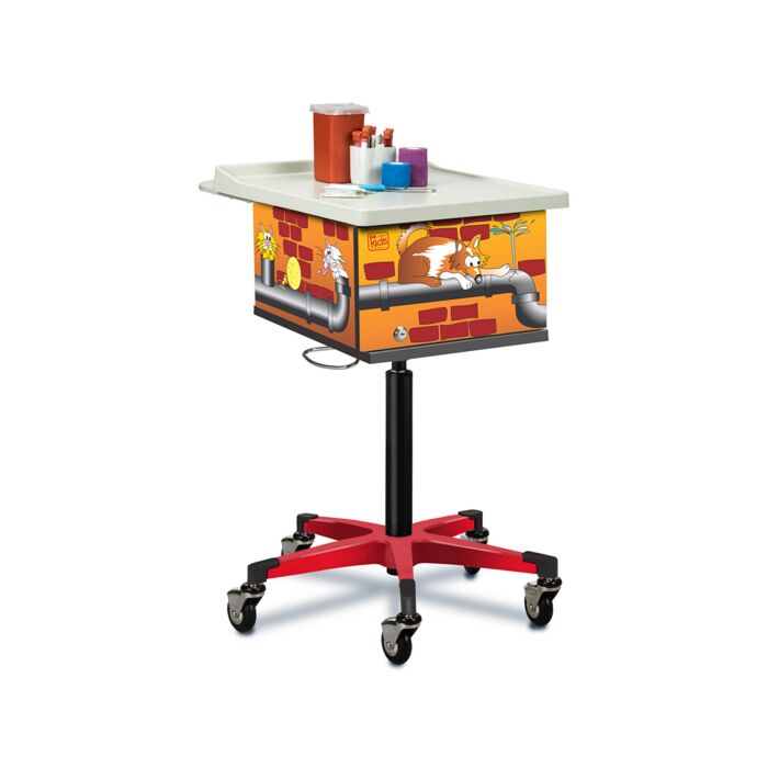 Pediatric/Alley Cats and Dogs Phlebotomy Cart