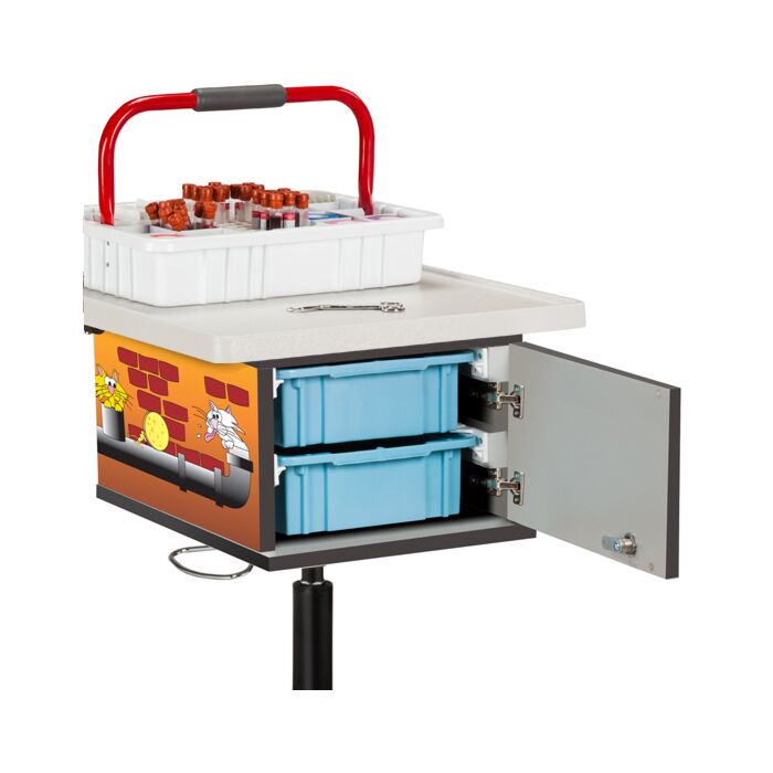 Pediatric/Alley Cats and Dogs Phlebotomy Cart