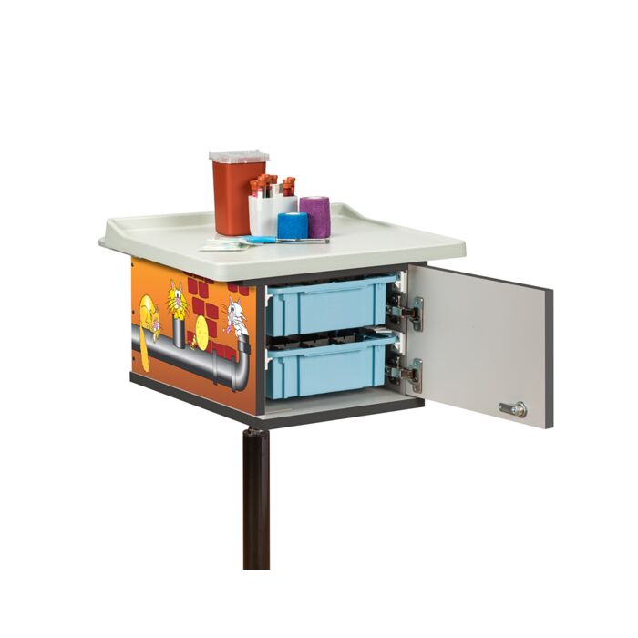 Pediatric/Alley Cats and Dogs Phlebotomy Cart