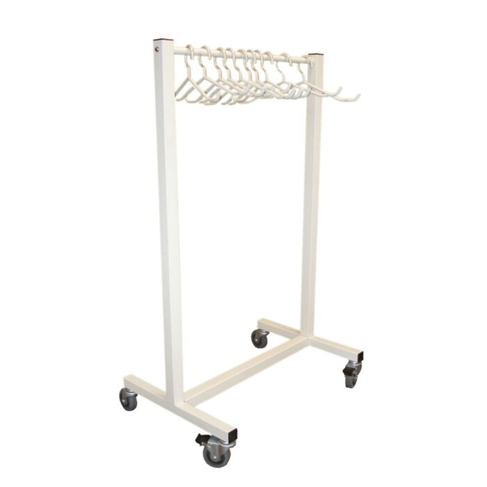 Mobile Apron Valet with 10 Hangers