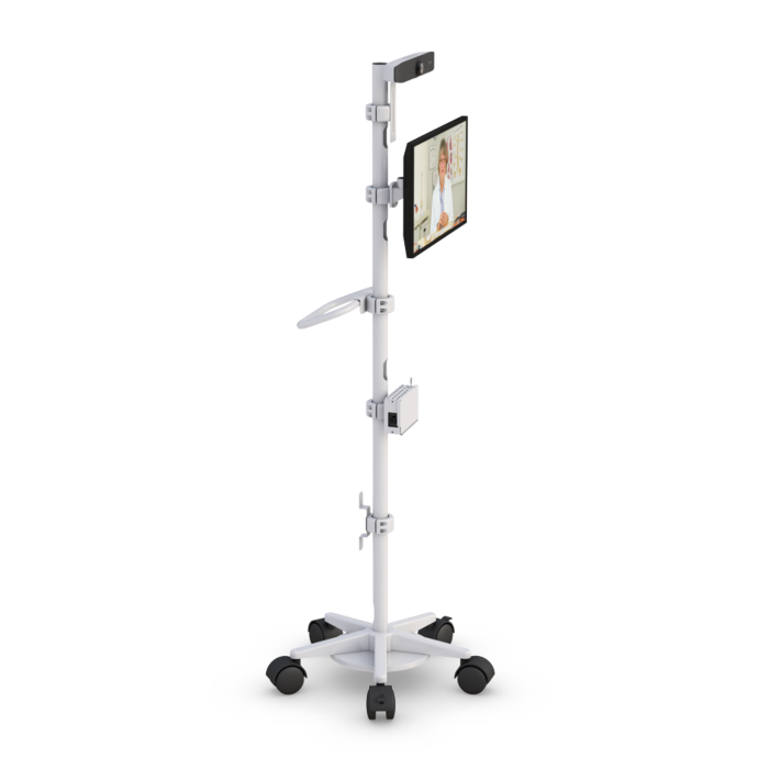 Remote Ergonomic Telemedicine Communication Cart 