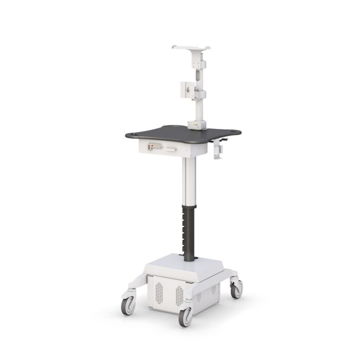 Hospital Telemedicine Computer Cart with Battery Power Supply