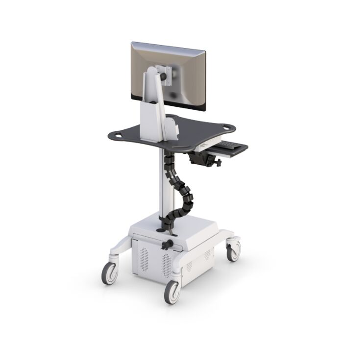 Medical Computer Cart with Optional Battery