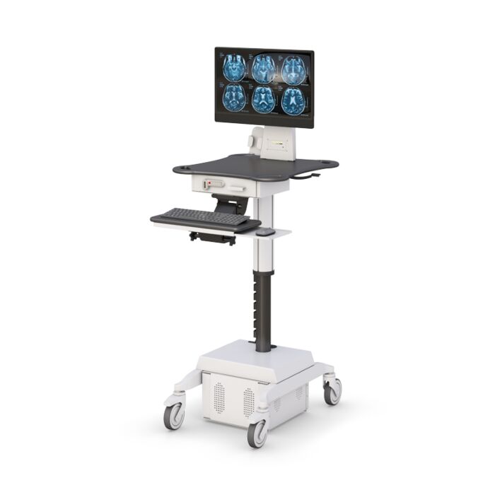 Medical Computer Cart with Optional Battery