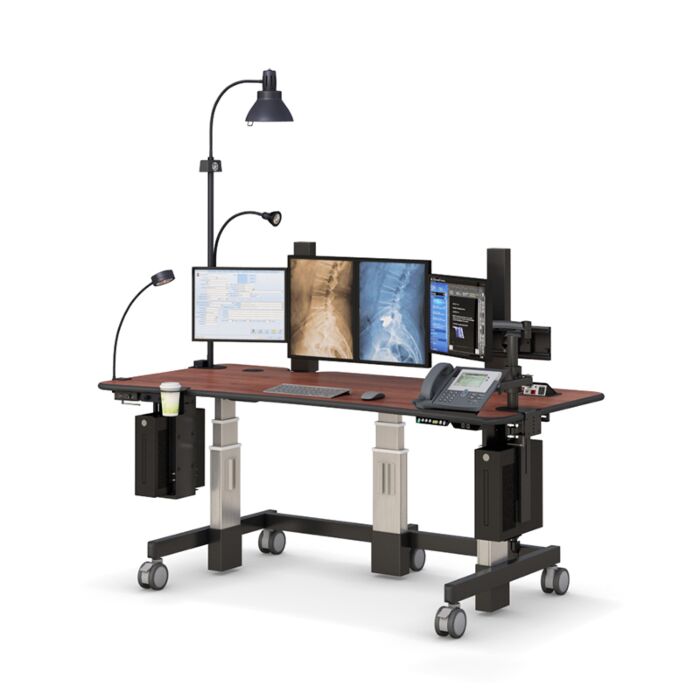 Sit Stand Desk for Imaging Center - 72" x 34"
