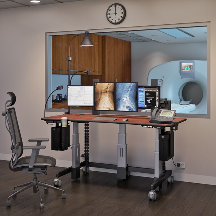 Sit Stand Desk for Imaging Center - 72" x 34"