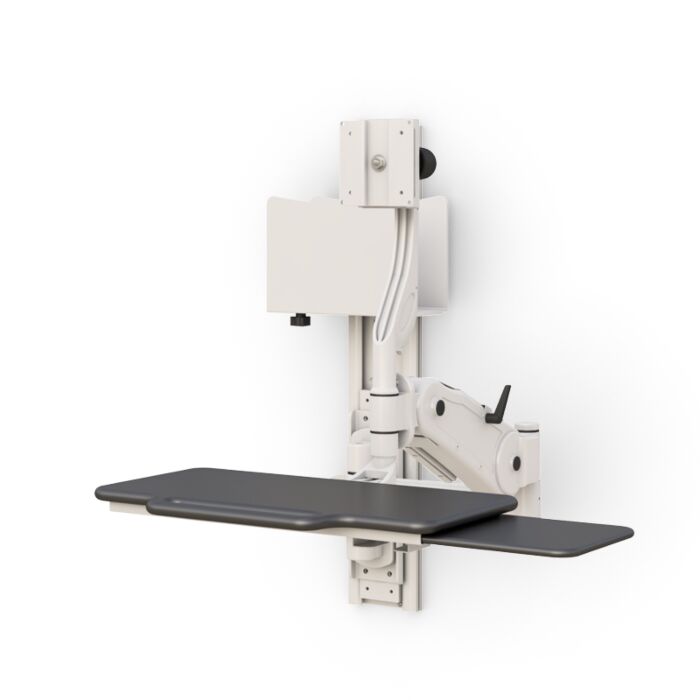 Wall Mounted Medical Computer Workstation