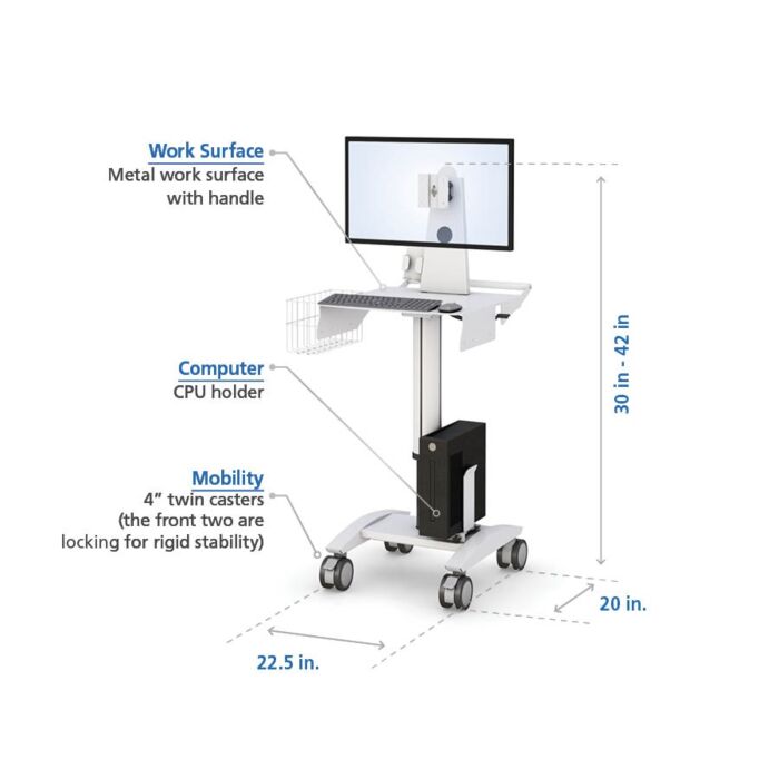Mobile Point of Care Medical Cart