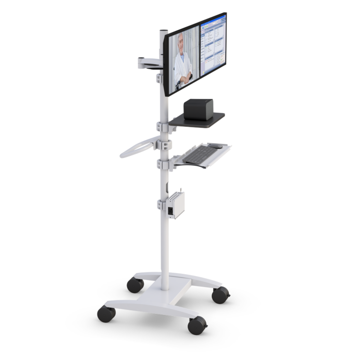 Remote Telemedicine Communication Cart 