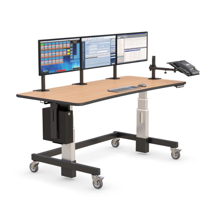 Ergonomic Height Adjustable Standing Desk - 72" x 34"