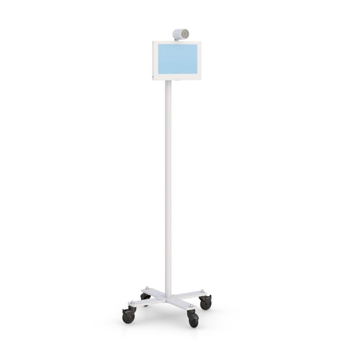 Thermal Imaging Temperature Scanning Mobile Cart plus Camera Tablet Combination
