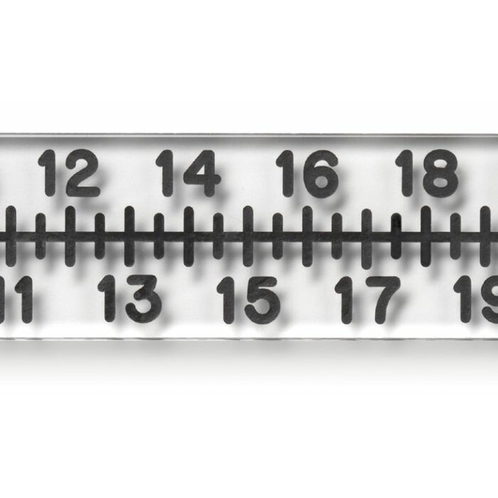 Buy Radiopaque X-Ray Ruler - Lead Free - Acrylic - 50mm '0' Centered