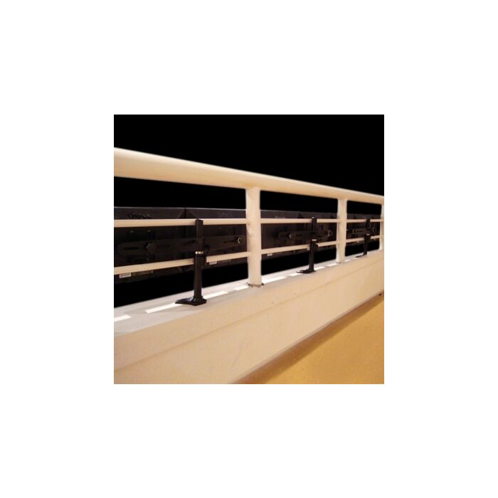 Dual Monitor Pole Mount (Grommet Base)