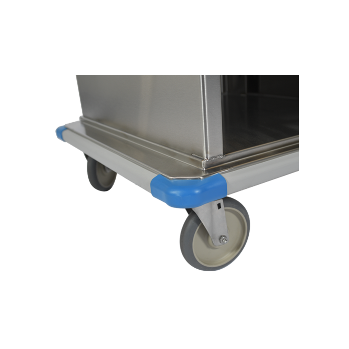 Pedigo Double Door Tall Stainless Steel Surgical Case Cart