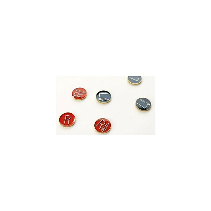 Right and Left X-Ray Lead Button Marker Set