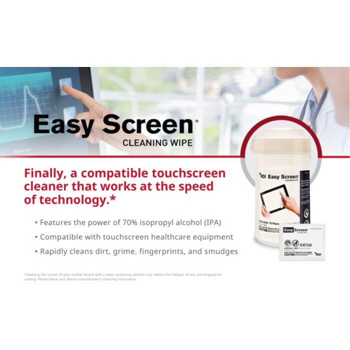 PDI SANI-CLOTH® EASY Screen Cleaning Disposable Wipe