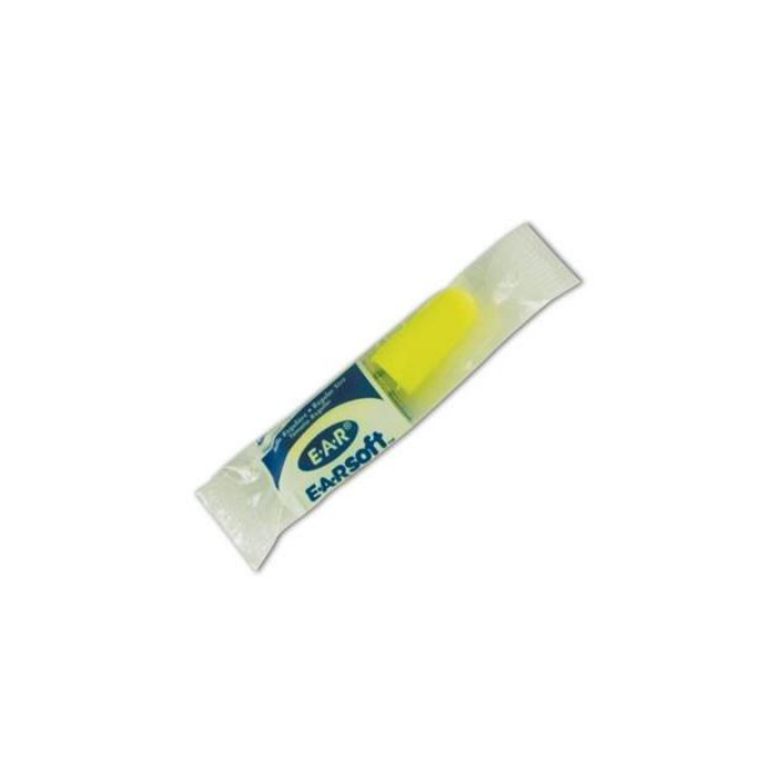 3M™ 312-1250 E-A-Rsoft Yellow Neon Disposable Uncorded Earplugs, 200 Pairs