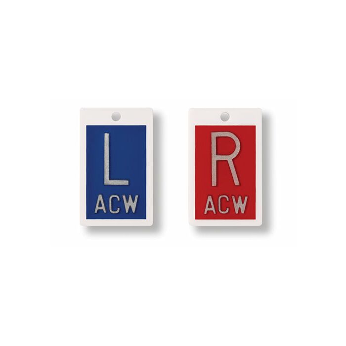 1" Plastic X-Ray Lead Marker Set - Initials Optional