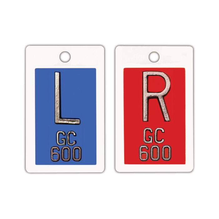 1" Plastic X-Ray Lead Marker Set - Initials Optional