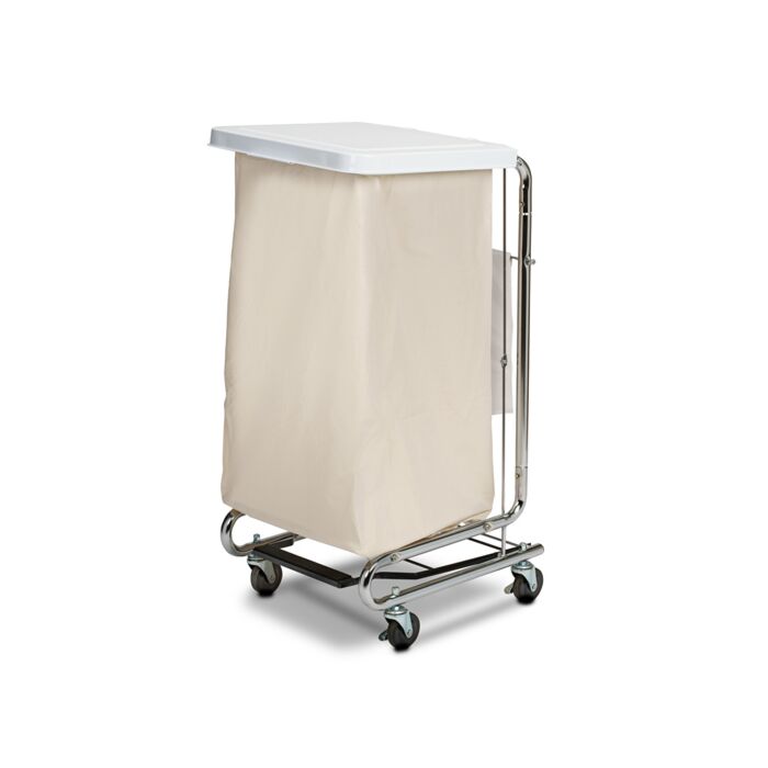 Square Tilt-Lid Hamper with foot pedal