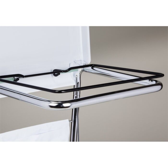 Square Tilt-Lid Hamper with foot pedal