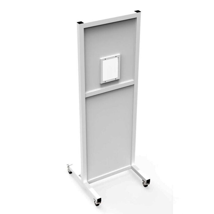 30"x84" Mobile Radiation Shield with 10"x12" Window