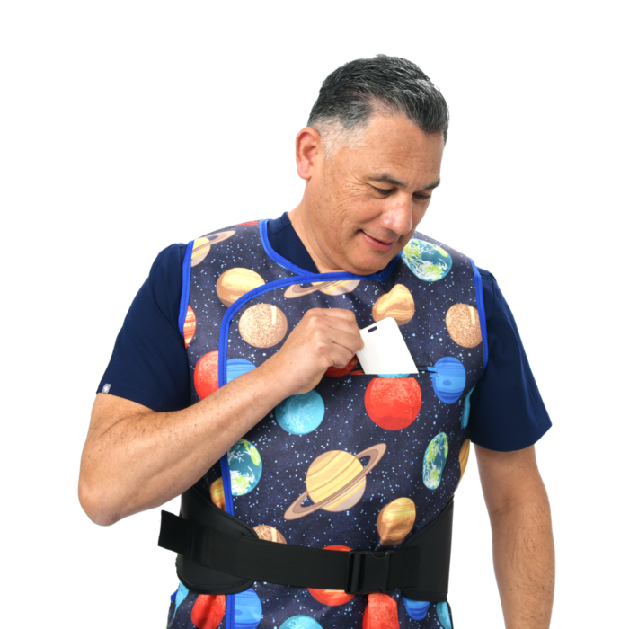 Infab Classic Black Belt Full Wrap Lead Apron - MODEL LSW