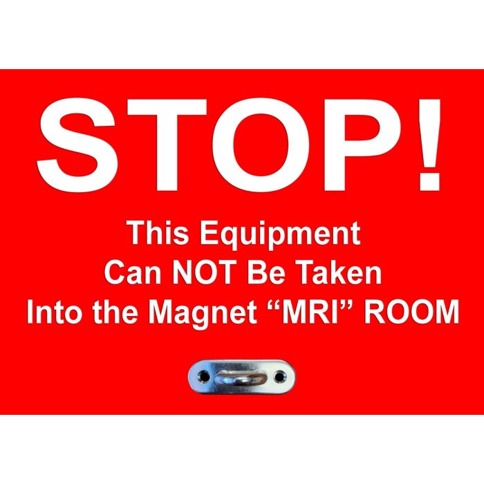 Buy MRI STOP Sign with Tether and Lock System for only $145