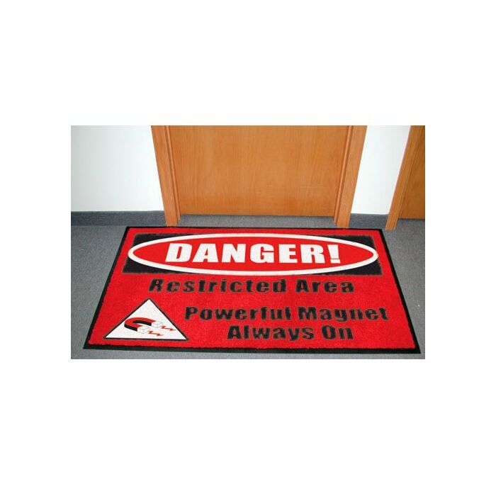 MRI Non-Magnetic Floor Mat Carpet Warning Sign 