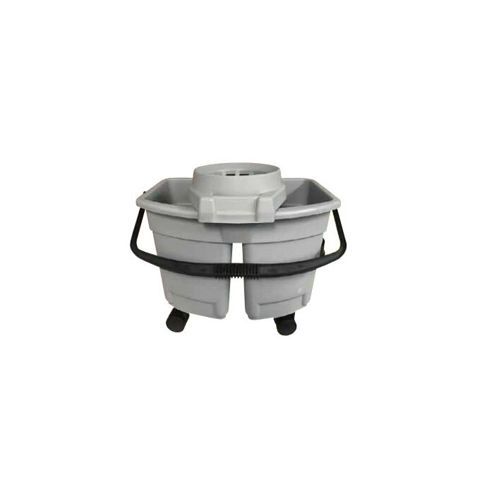 Dual compartment mop bucket with wringer - Moonlight Products Co.