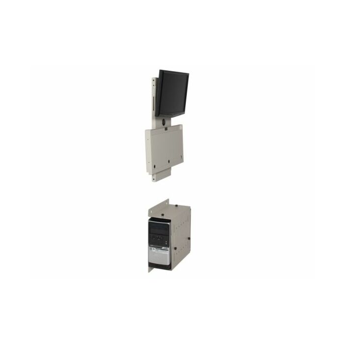 Ultra Flat Wall Mount Computer Station