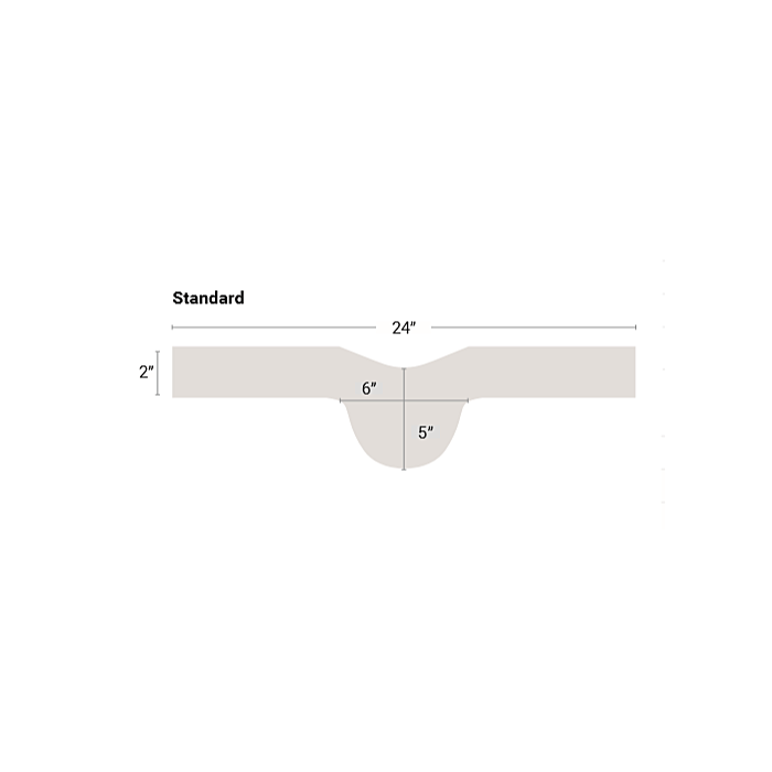 Infab Standard Thyroid Collar without Binding - MODEL NST