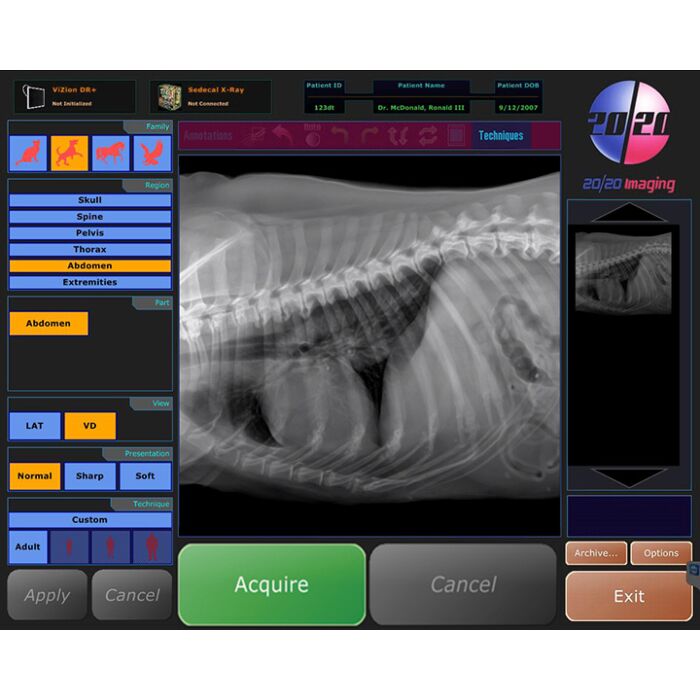 VETSMART™ Table Digital X-Ray Solution