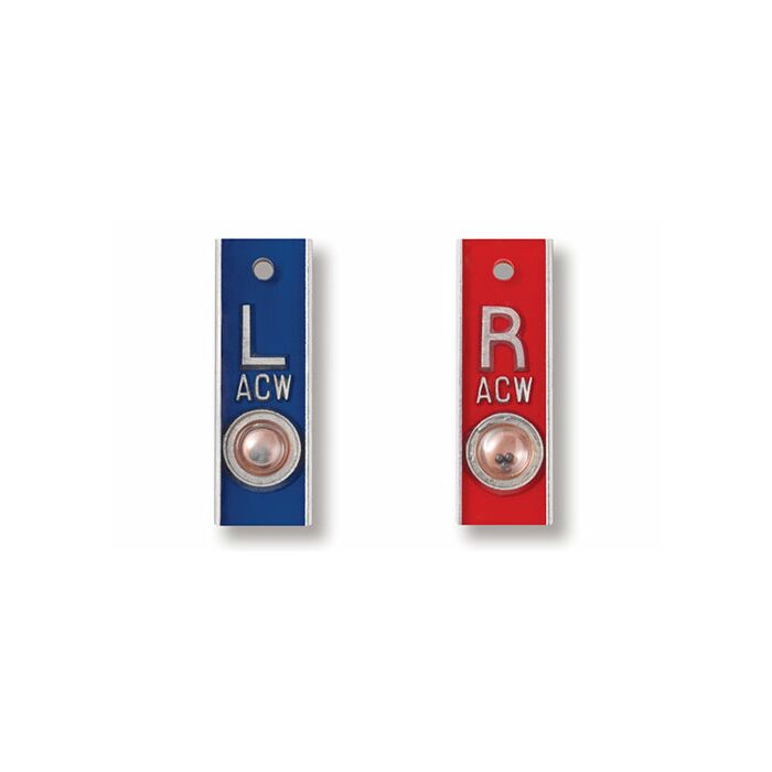 5/8" Position Indicator X-Ray Lead Marker Set - Initials Optional