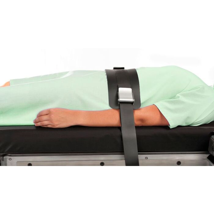 Rubber Patient Restraint Strap with Buckles and Hooks