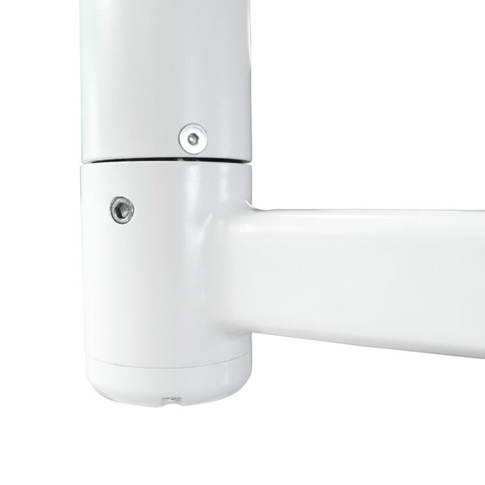 Ceiling Mounted Overhead Lead Acrylic Barrier with Lead Curtain and Light