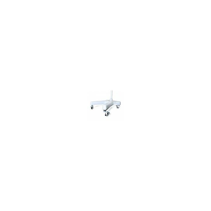 Square Arm Overhead Lead Acrylic Mobile Barrier with Lead Curtain