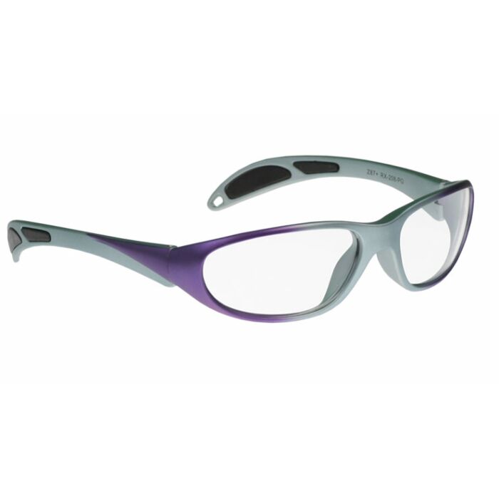 Model 208 Wraparound Lead Glasses - Purple / Grey