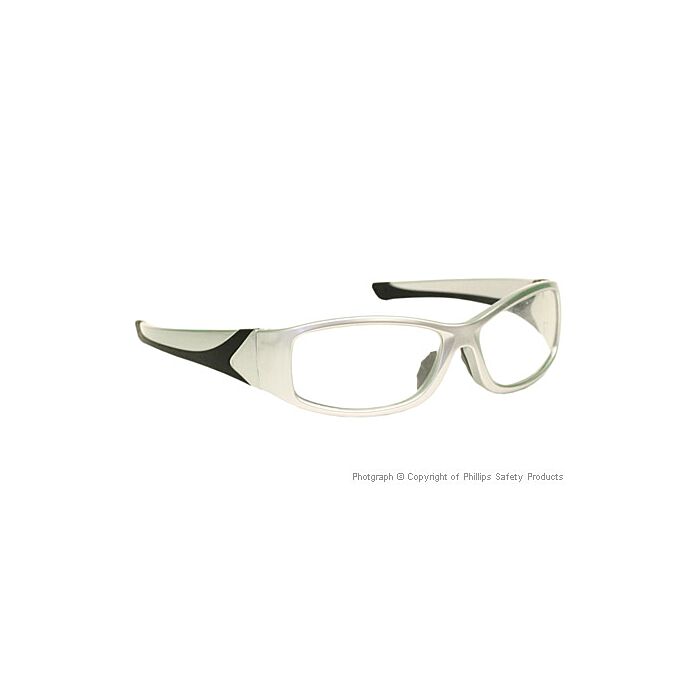 Model 808 Wraparound Lead Glasses - Silver