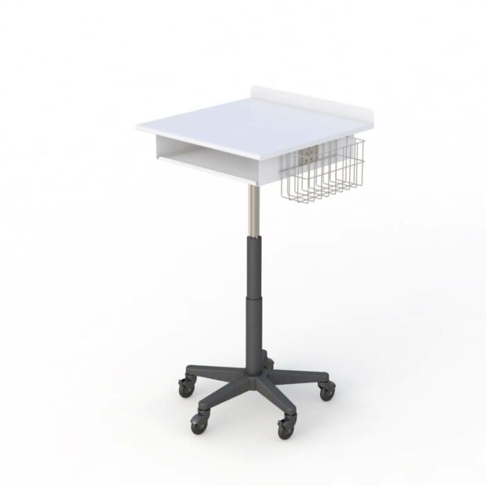 Mobile Laptop Cart with Convenient Storage