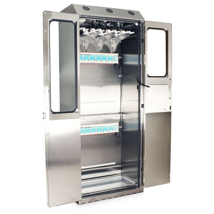 SureDry Cabinet with 14 Endoscope Tracking System and Dri-Scope Aid®, Stainless, Key Lock