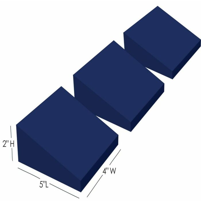 MRI Head Support (3 pack) Small Triangle Wedge Set