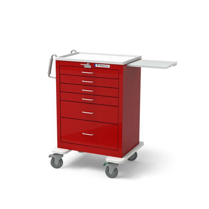 6-Drawer Tall Emergency Cart - Steel