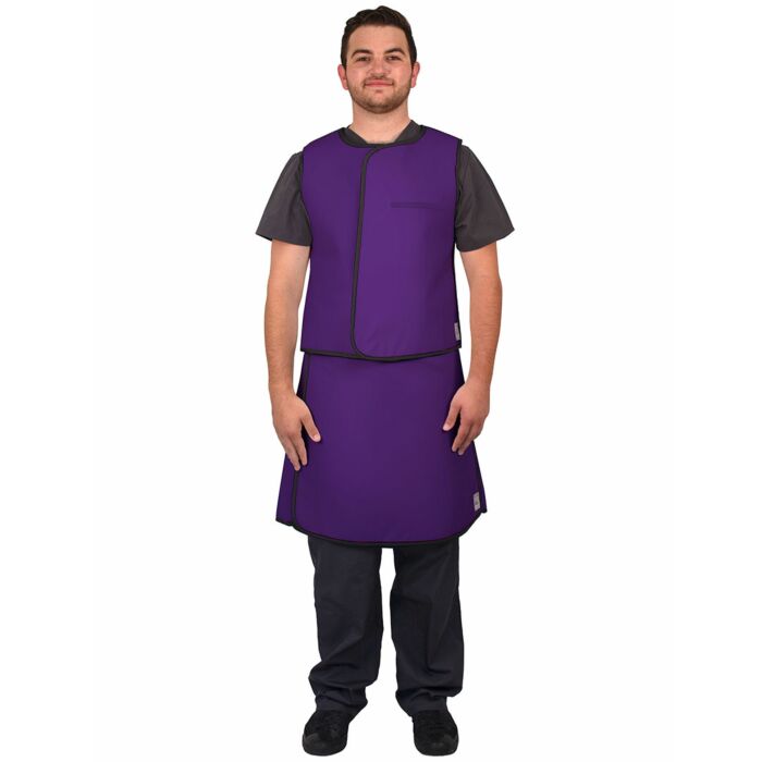 Purple vest and skirt 2025