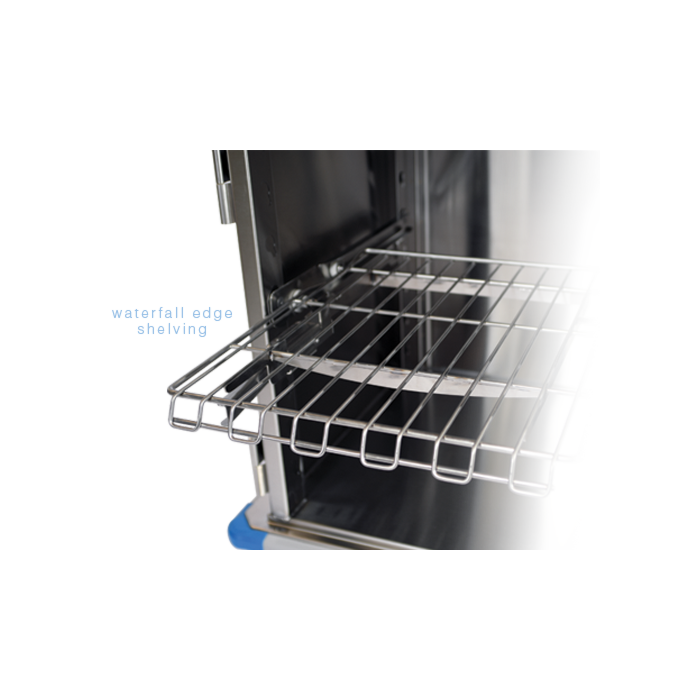 Pedigo Double Door Tall Stainless Steel Surgical Case Cart