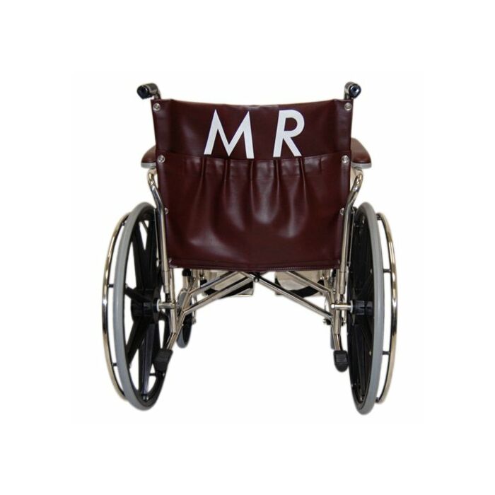 20” Wide Non-Magnetic MRI Wheelchair w/ Detachable Footrests - Back