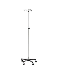 Blickman 4 Hook Heavy Duty IV Stand with Tru-Loc (5 Legs)